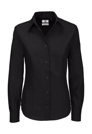 Camisa Oxford manga larga mujer