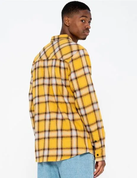 CAMISA SANTA CRUZ APEX   MUSTARD CHECK