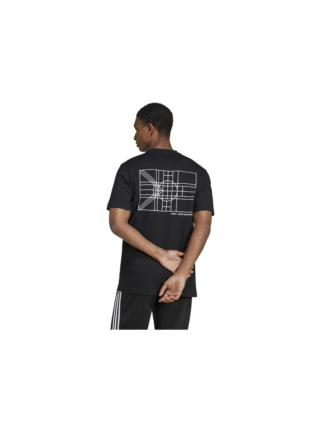 Camiseta adidas House Of Tiro Nations Graphic Hombre Negro