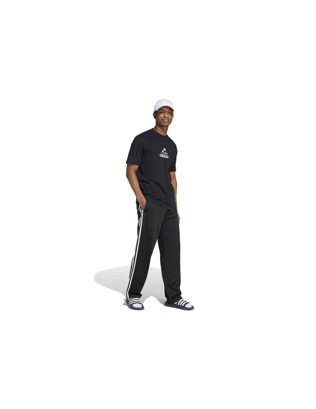Camiseta adidas House Of Tiro Nations Graphic Hombre Negro