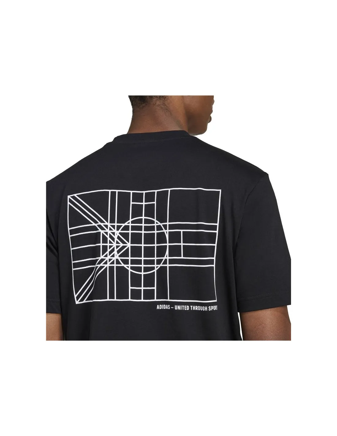 Camiseta adidas House Of Tiro Nations Graphic Hombre Negro