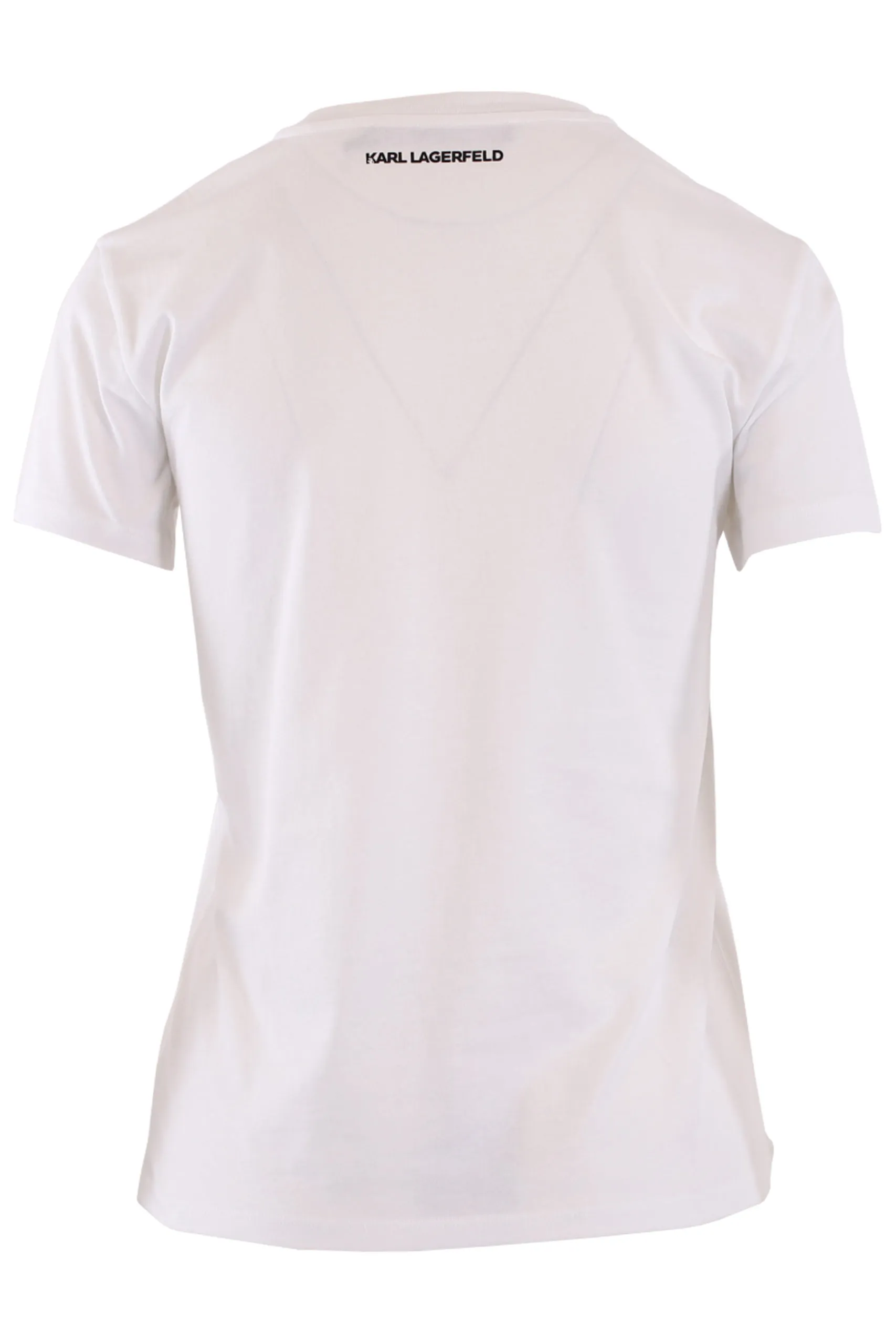 Camiseta blanca con logo 