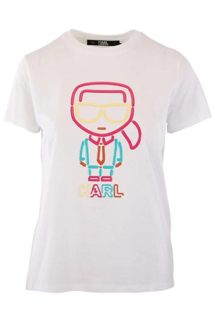 Camiseta blanca con logo 