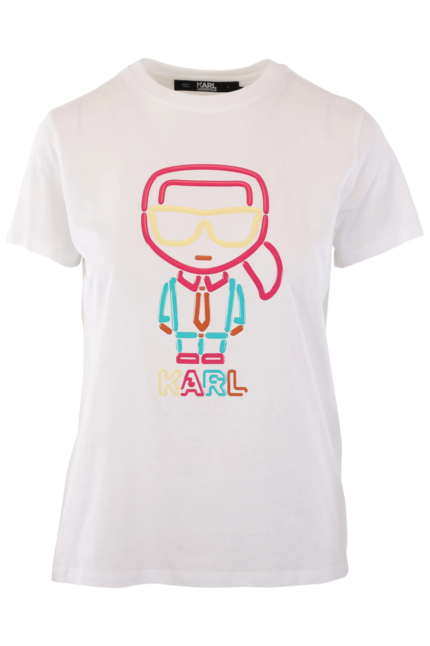 Camiseta blanca con logo 
