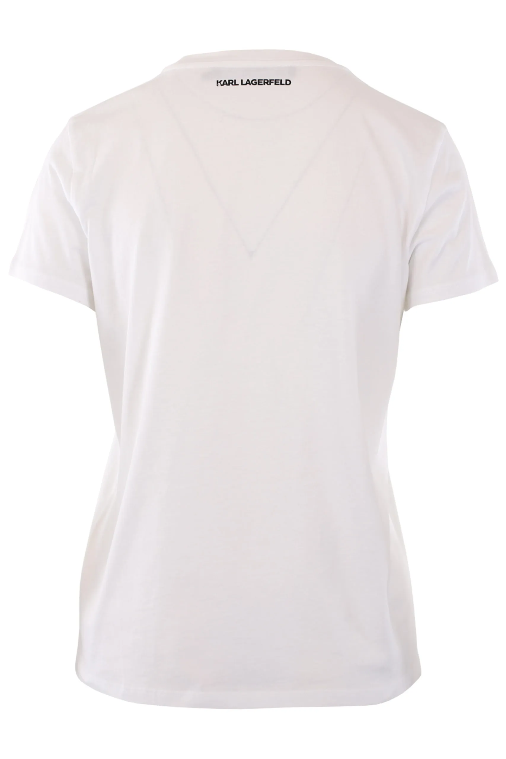 Camiseta blanca con logo 