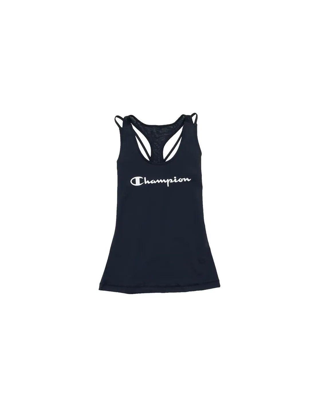 Camiseta Champion Tank Top Negro Mujer