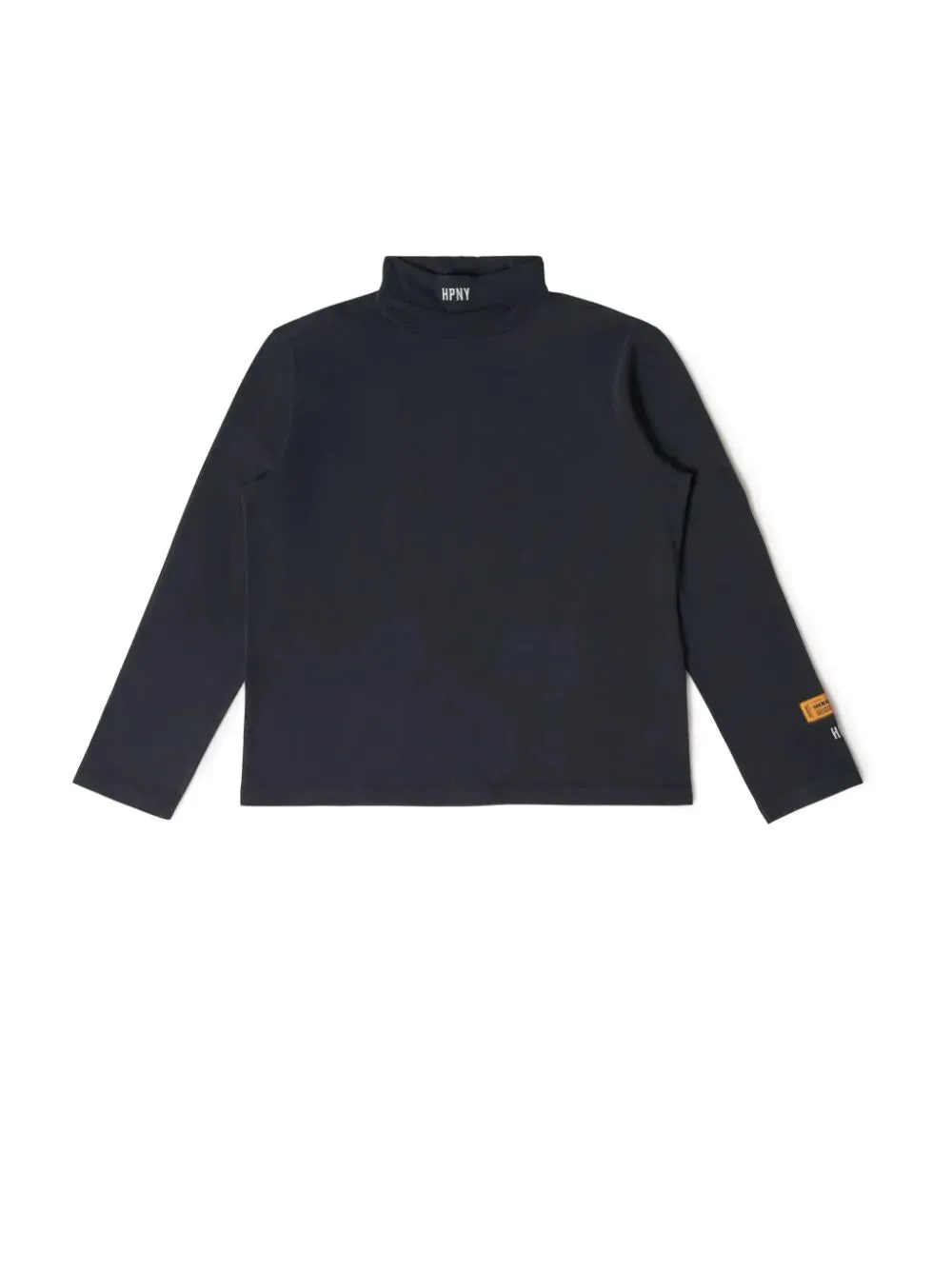 CAMISETA CUELLO VUELTO HPNY NEGRA