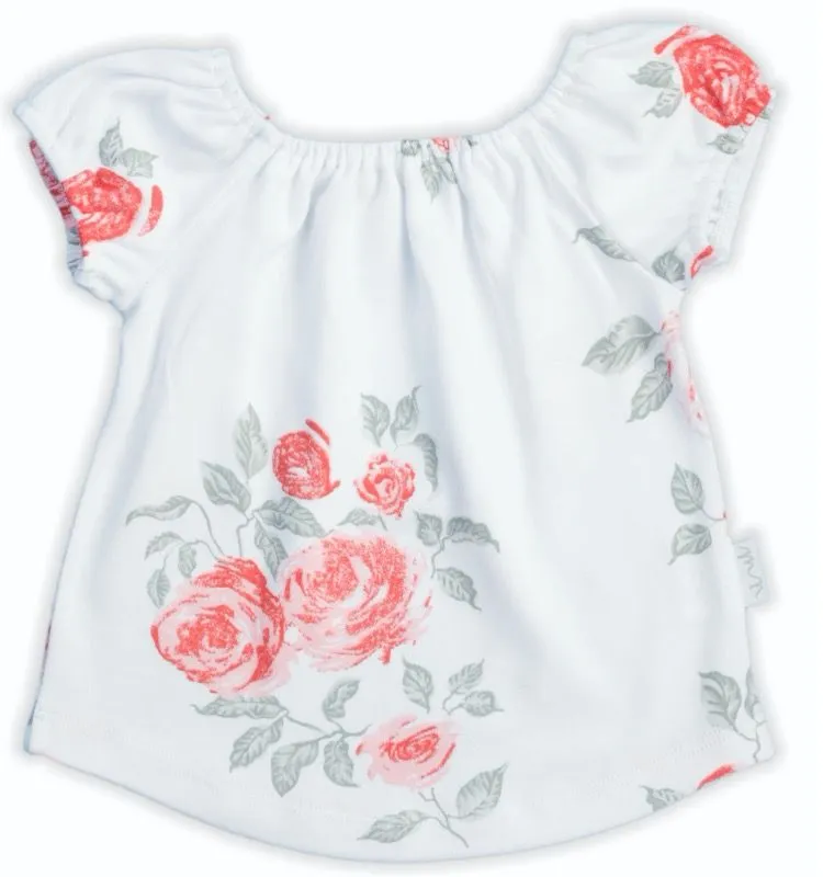 Camiseta de flores para niña colección Rose