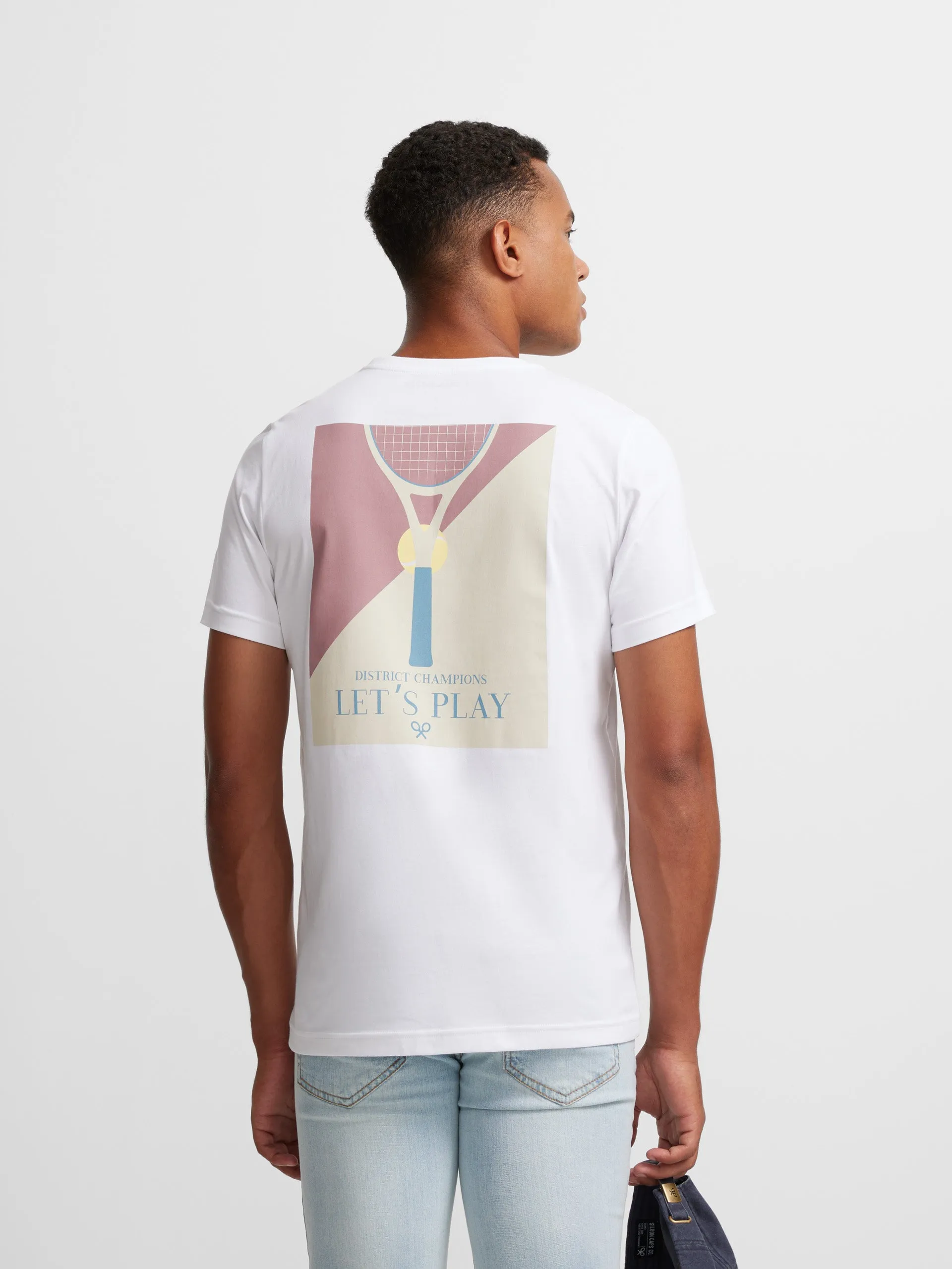 Camiseta let´s play blanca