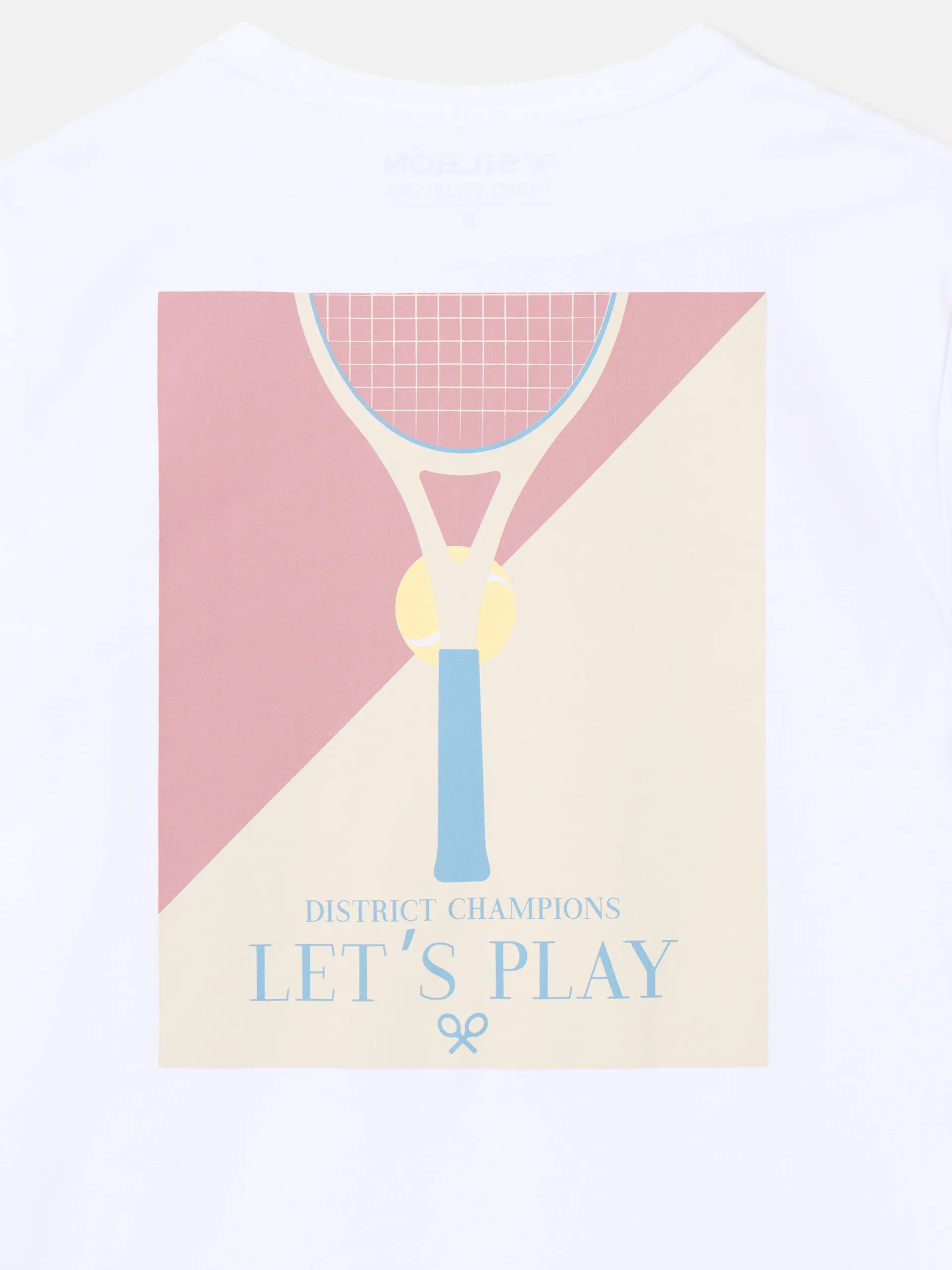 Camiseta let´s play blanca