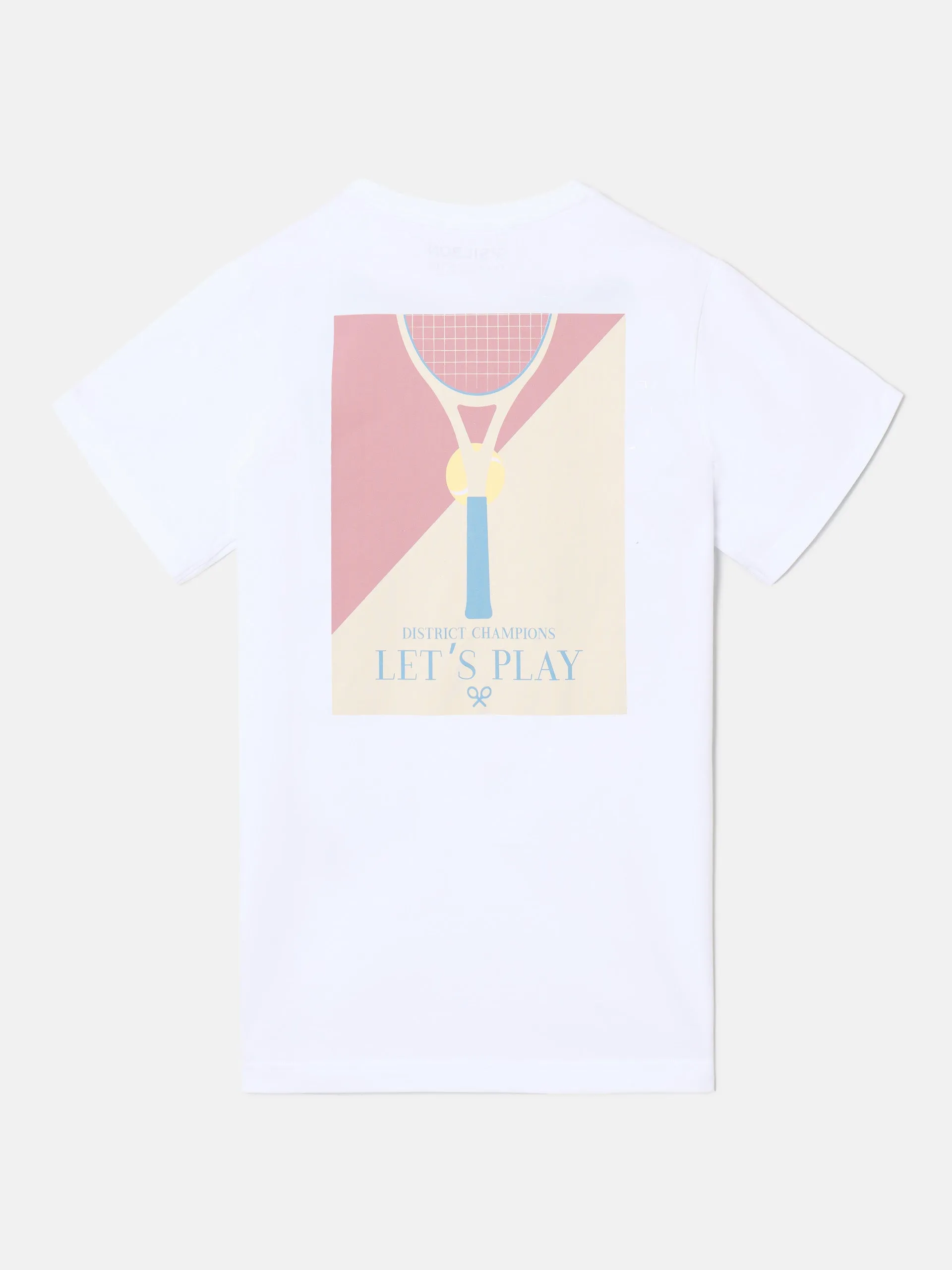 Camiseta let´s play blanca