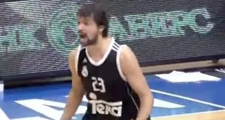Camiseta Llull Real Madrid Basket 2014 (negra)
