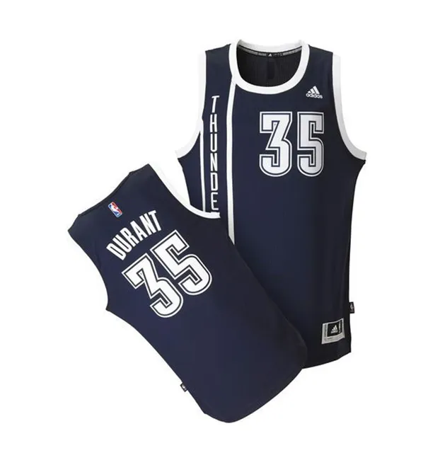 Camiseta NBA Swingman Kevin Durant #35# Oklahoma (navy/white)