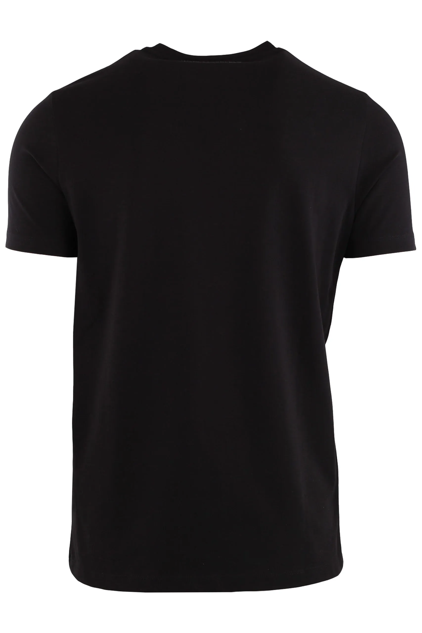 Camiseta negra con logo engomado de Karl