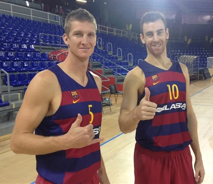 Camiseta Réplica #10# Claver Barcelona Basket
