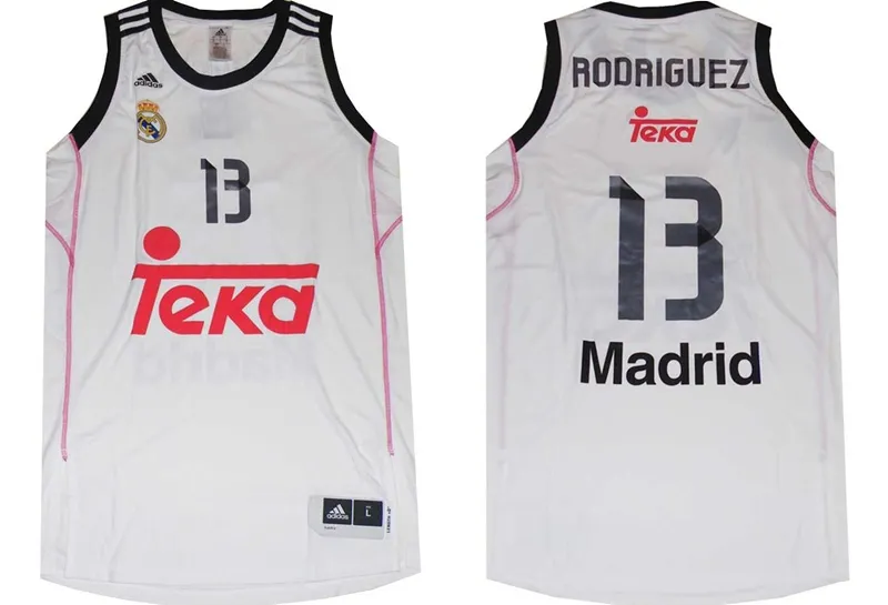 Camiseta Sergio Rodríguez Real Madrid Basket 2014 (blanca)
