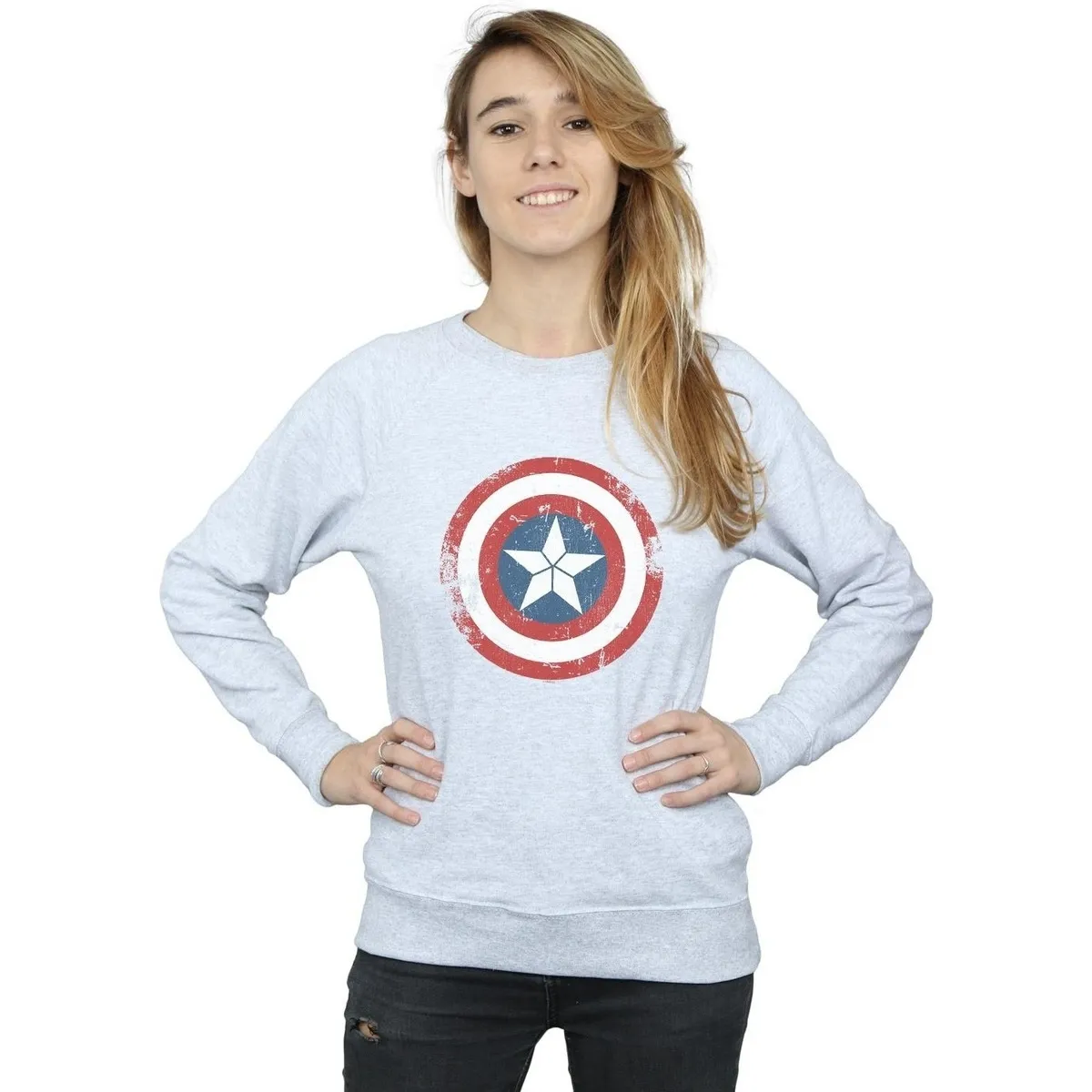 Captain America Civil War Distressed Shield
