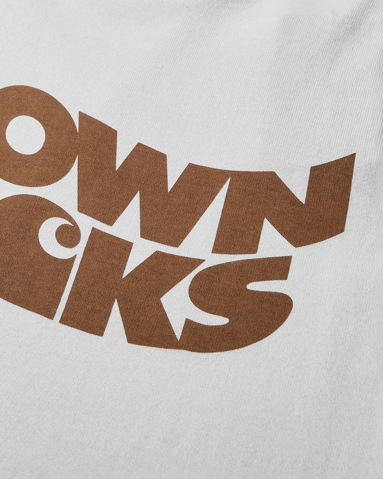 CARHARTT WIP BROWN DUCKS LONGSLEEVE BASEBALL TSHIRT WHITE / BLACK
