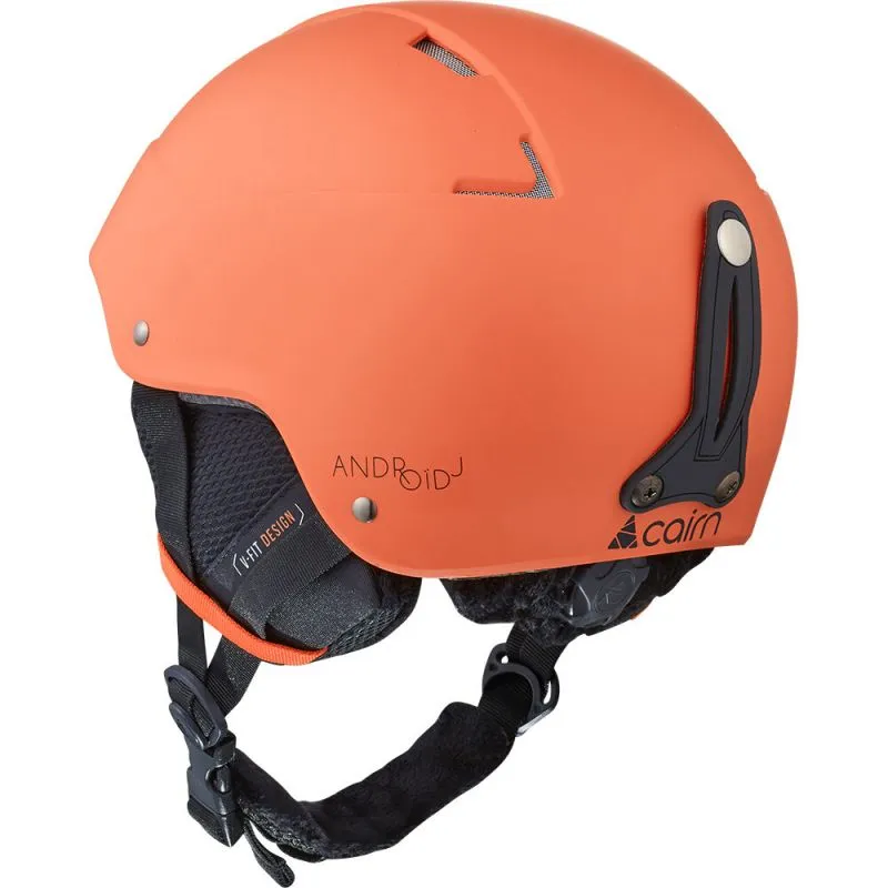 Casco de esquí Cairn Android J (Mat Orange)