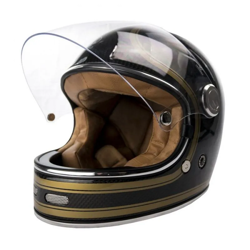CASCO INTEGRAL FULL MOON CARBON  MÂRKÖ (NEGRO/OR)