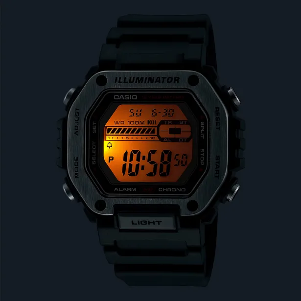 CASIO DIGITAL MWD110H8BVEF FUNCIóN PESCA