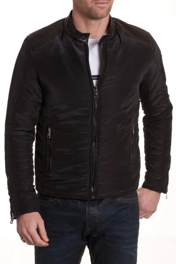 Chaqueta Hombre Serge Pariente Glad Textile Noir
