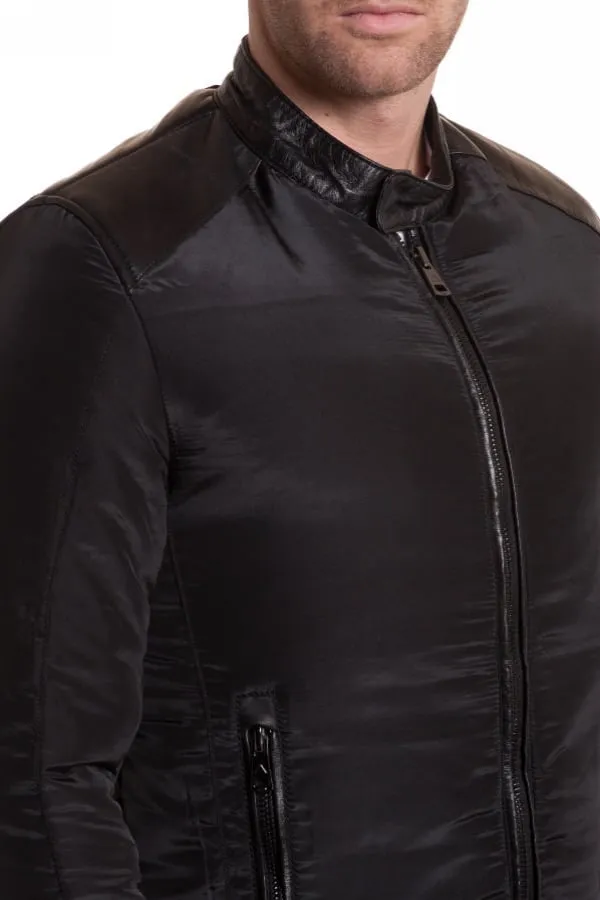 Chaqueta Hombre Serge Pariente Glad Textile Noir