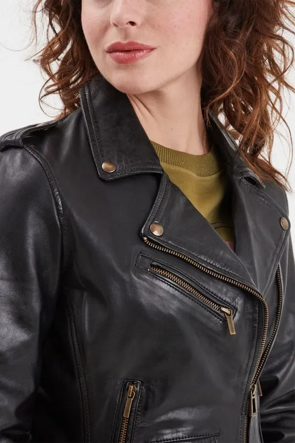 Chaqueta Mujeres Rose Garden Otilia Sheep Aosta Black