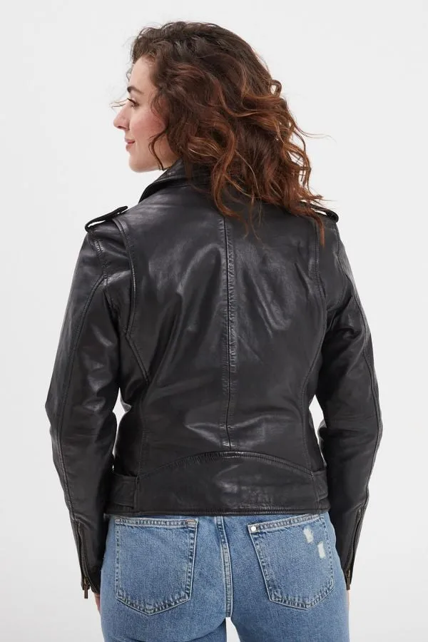 Chaqueta Mujeres Rose Garden Otilia Sheep Aosta Black