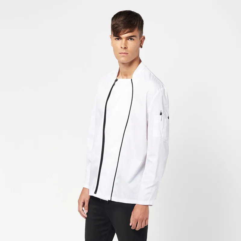 CHAQUETILLA DE CHEF CON CREMALLERA  MONZA