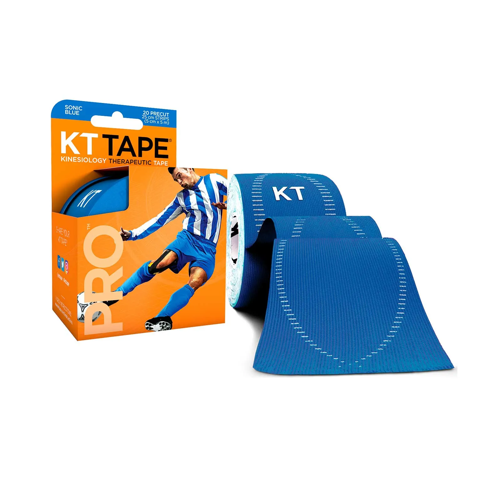 Cinta kinesiológica KT Tape Pro precortada