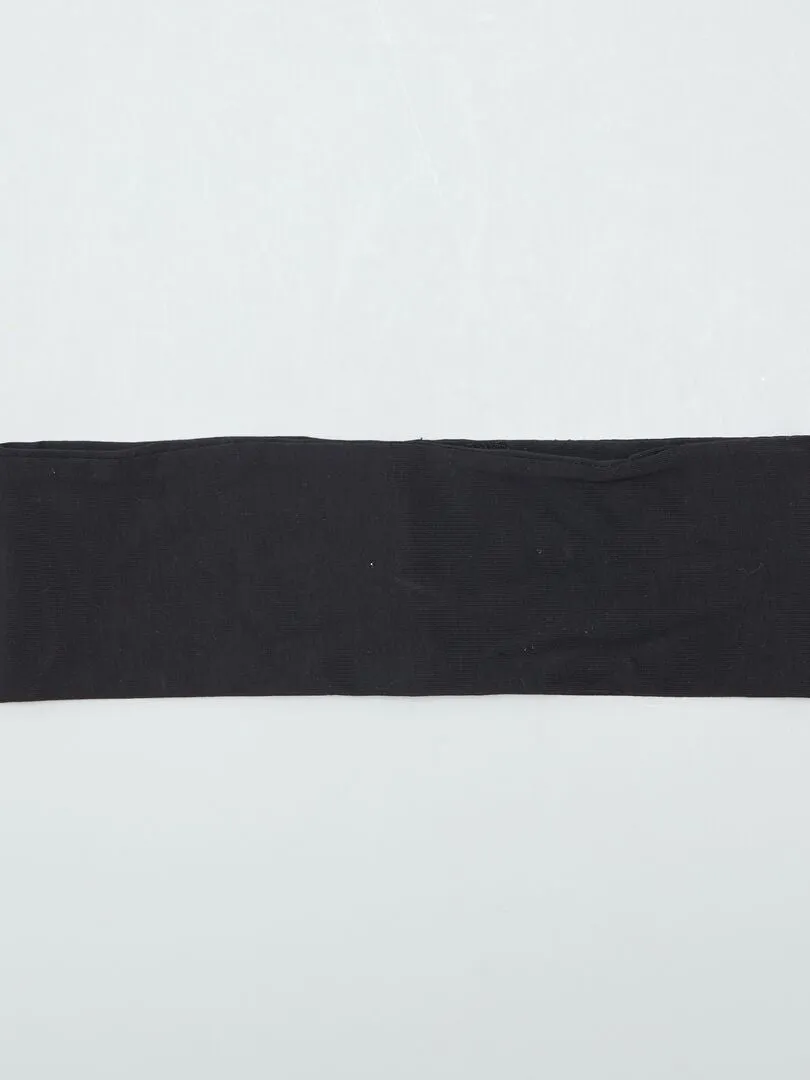 CINTA LISA PARA EL PELO  NEGRO