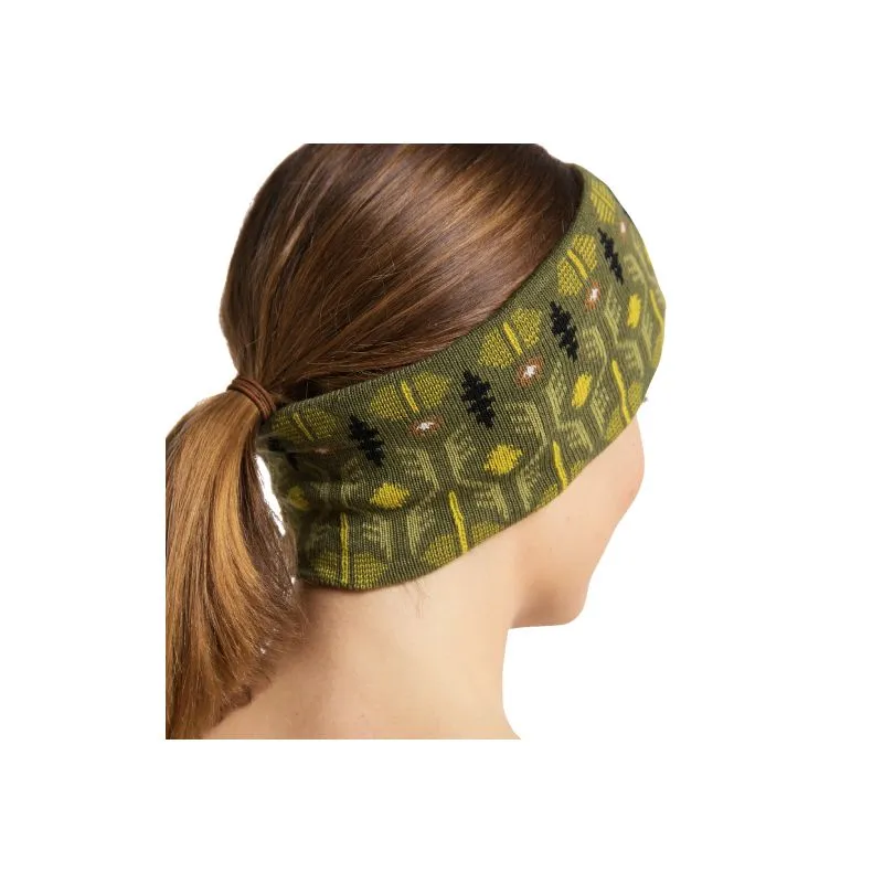 Cinta para la cabeza Haglöfs Jaquard de montaña (estampado verde oliva)