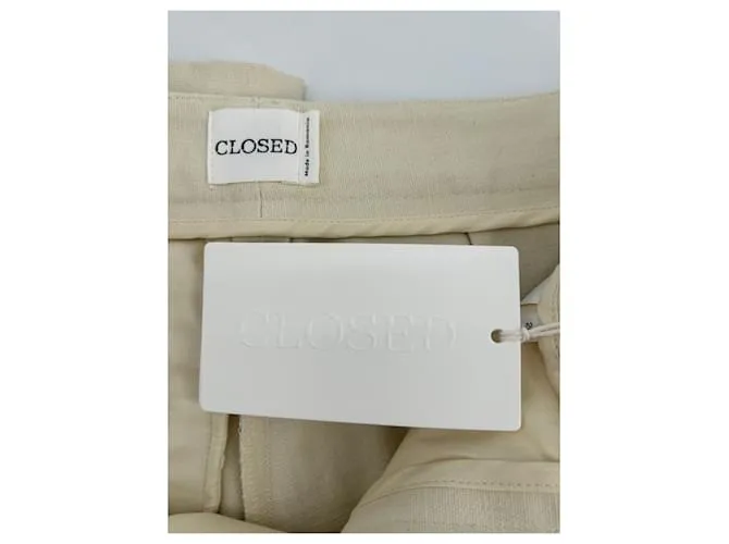Closed Pantalón CERRADO T.US 26 Algodón Beige 