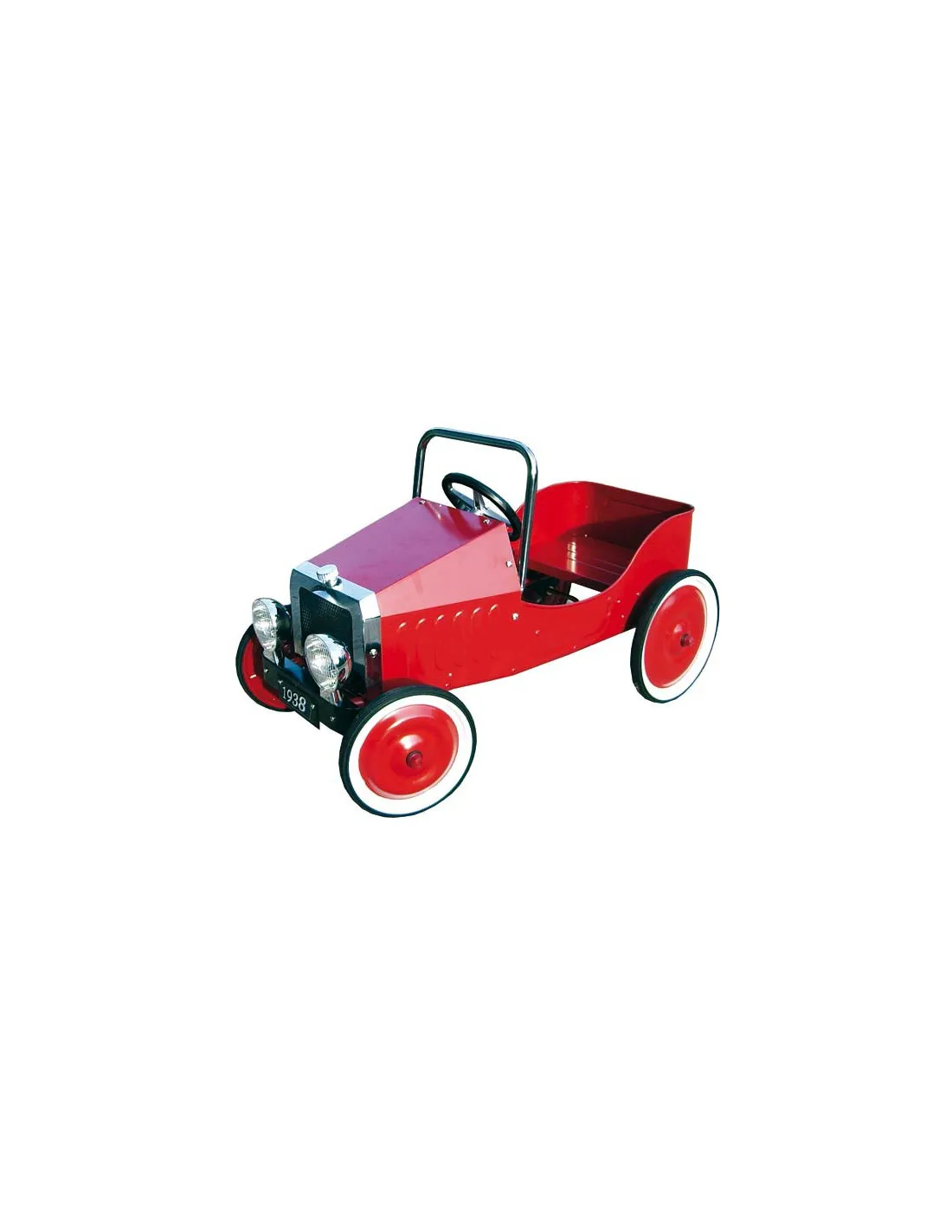 Coche a pedales Clásico Rojo diseño de 1938