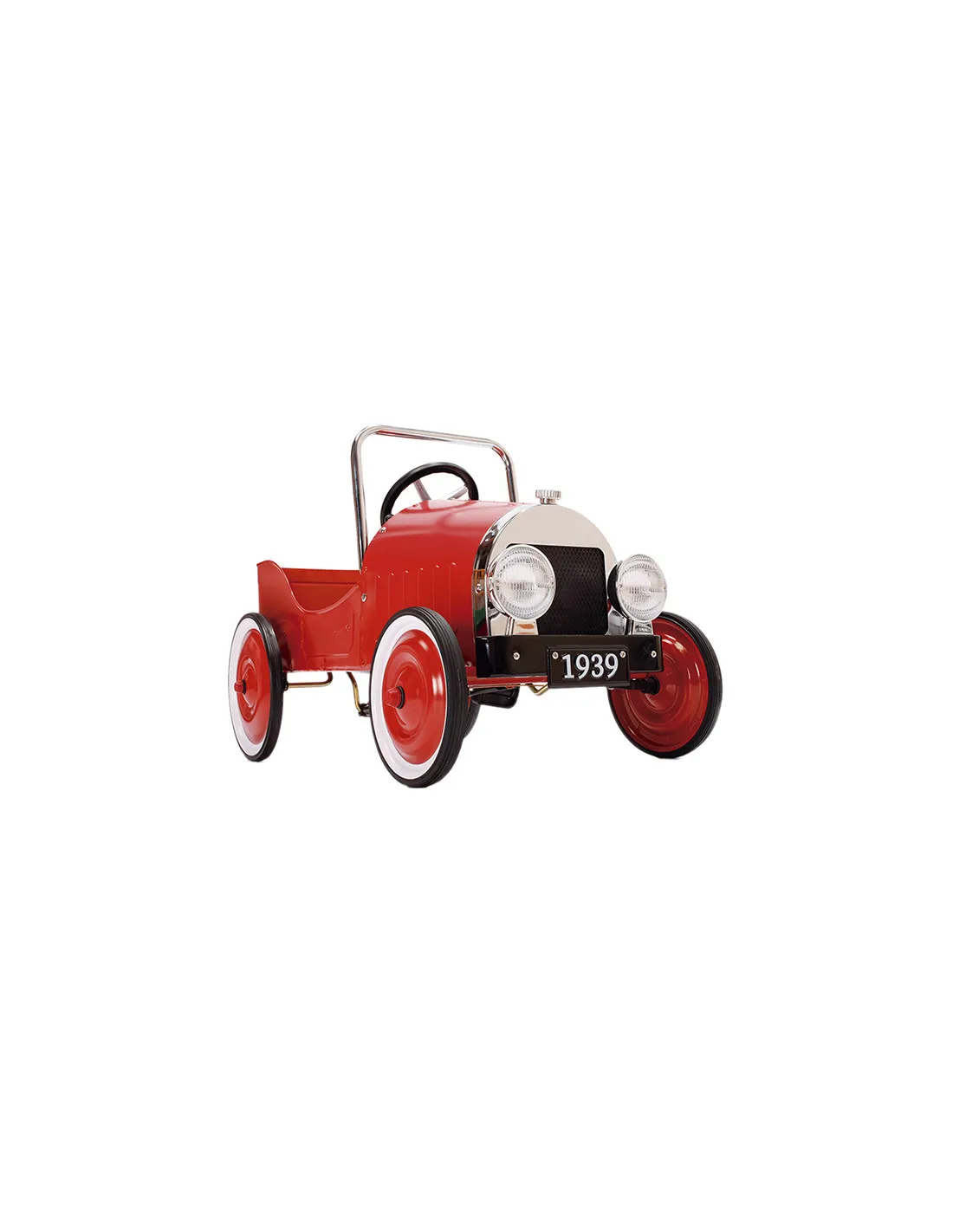 Coche a pedales Clásico Rojo diseño de 1938