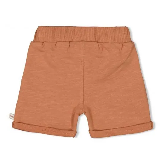 Conjunto bebé Feetje rayas marrónes