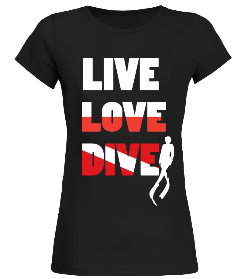 Cool Scuba Diving Shirts LIMITED EDITION Camiseta cuello redondo Mujer