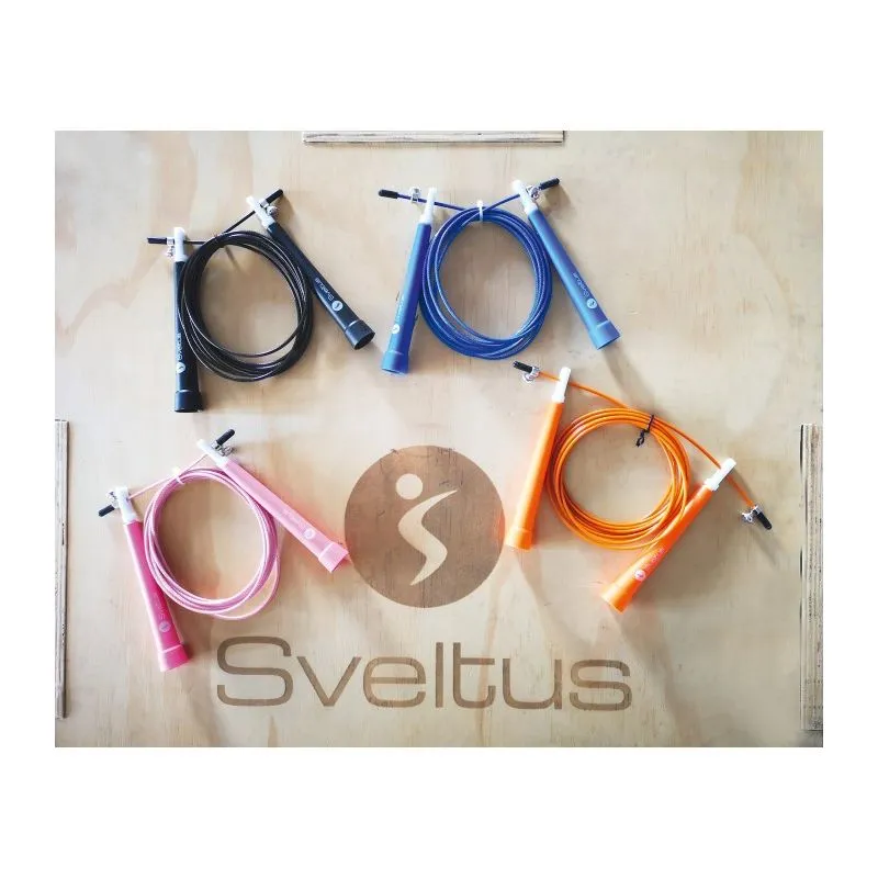 Cuerda de saltar SVELTUS Speed (negra)