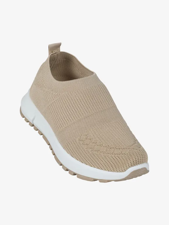 Econfort Zapatillas sin cordones de punto para mujer
