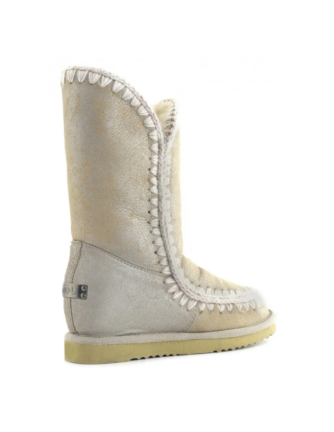 Eskimo Inner Wedge Tall Stone Metallic