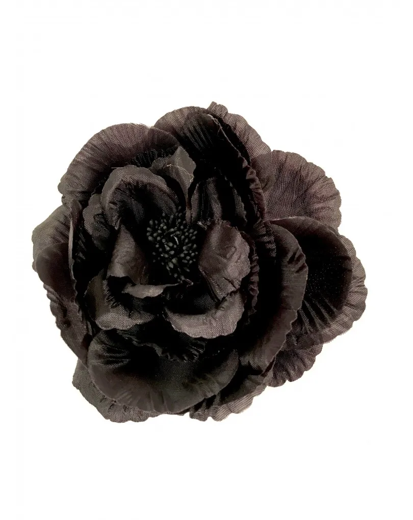 FLORES PARA EL PELO NEGRAS