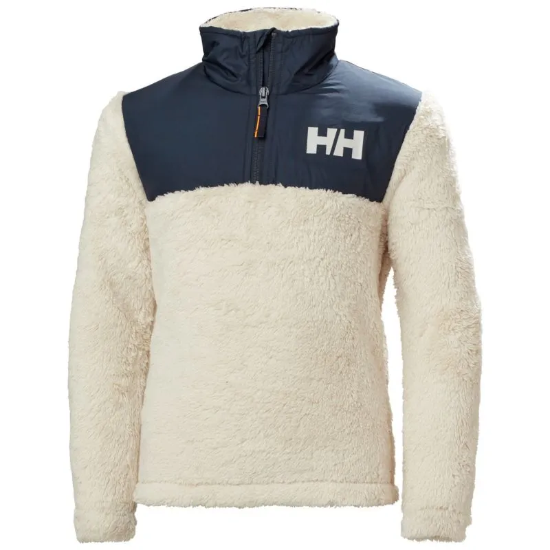 Forro polar Helly Hansen JR CHAMP 1/2 ZIP MIDLAYER (CREMA) Niños