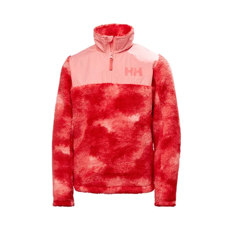 Forro polar Helly Hansen JR CHAMP 1/2 ZIP MIDLAYER (Sunset Pink Aop) Niños