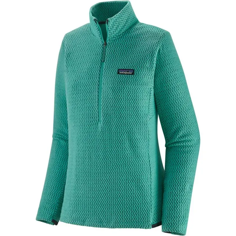 Forro polar Patagonia R1 Air Zip Neck (Fresh Teal) Mujer