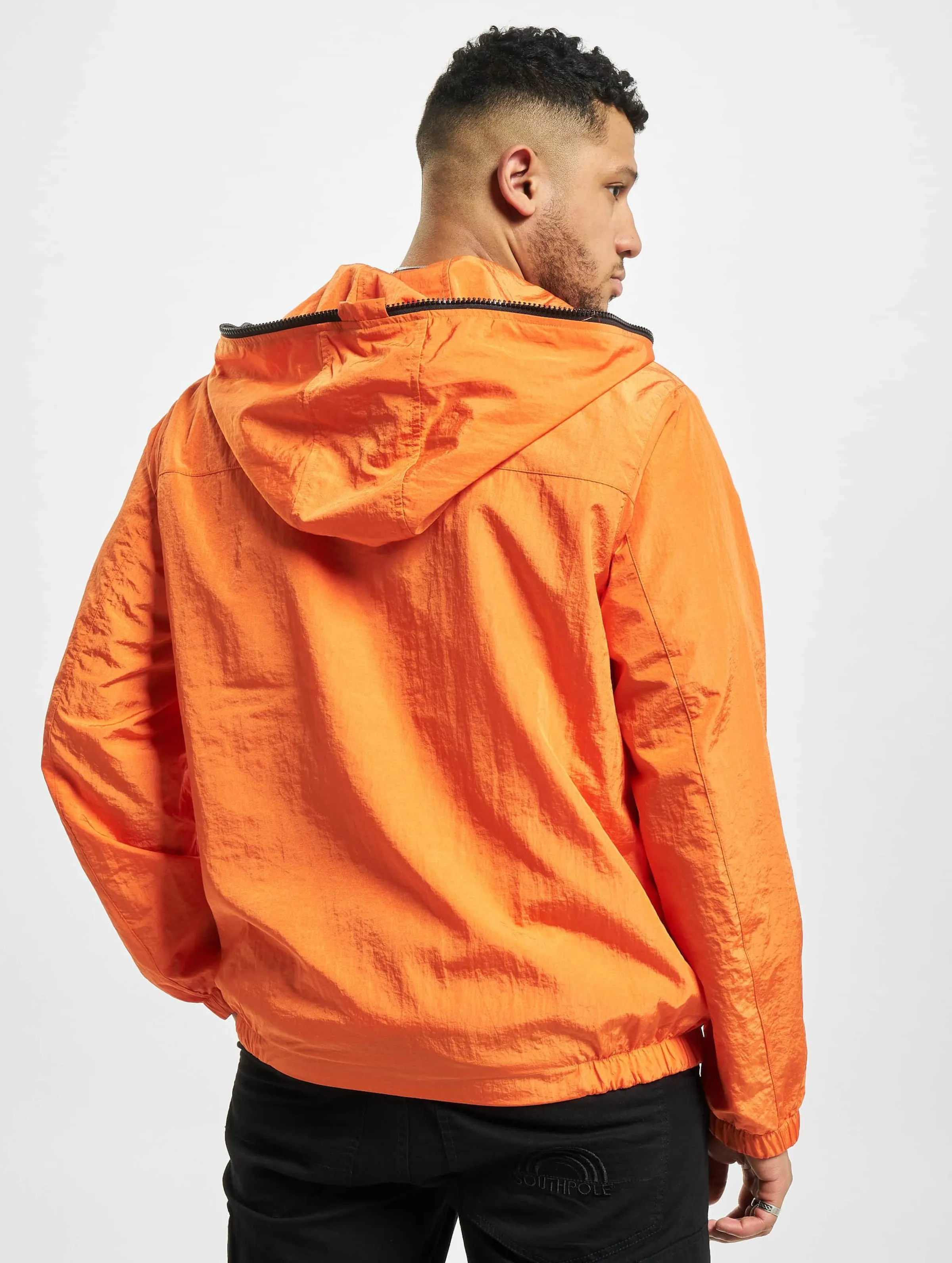 Full Zip Nylon Crepe