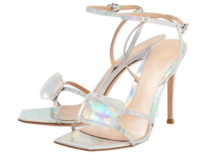 Gianvito Rossi diamante Plata 