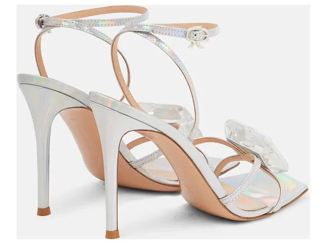 Gianvito Rossi diamante Plata 