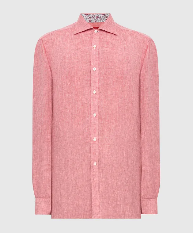 ISAIA Linen melange shirt