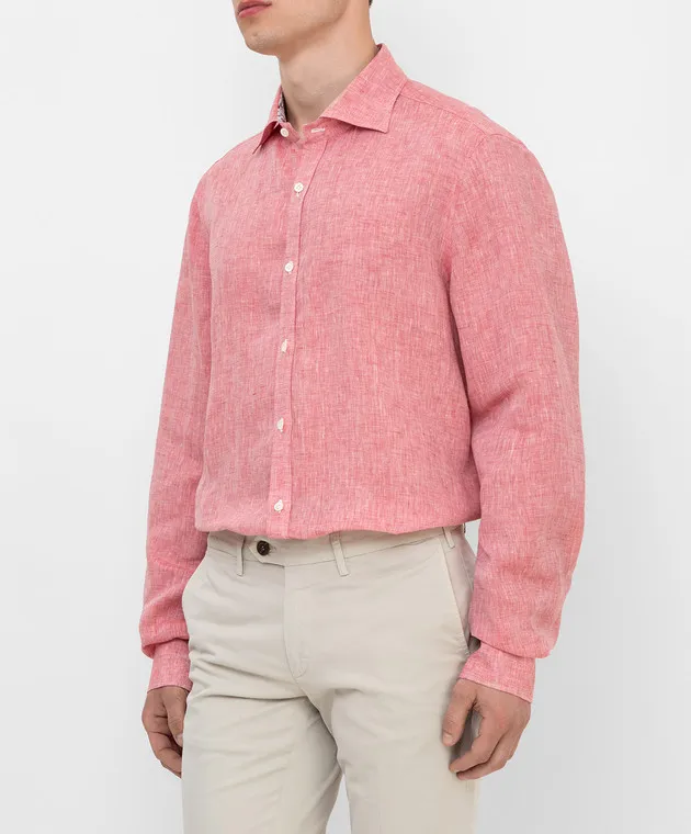 ISAIA Linen melange shirt